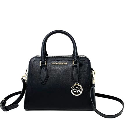 Michael Kors Ayden Medium Dome Satchel With Sling, Black